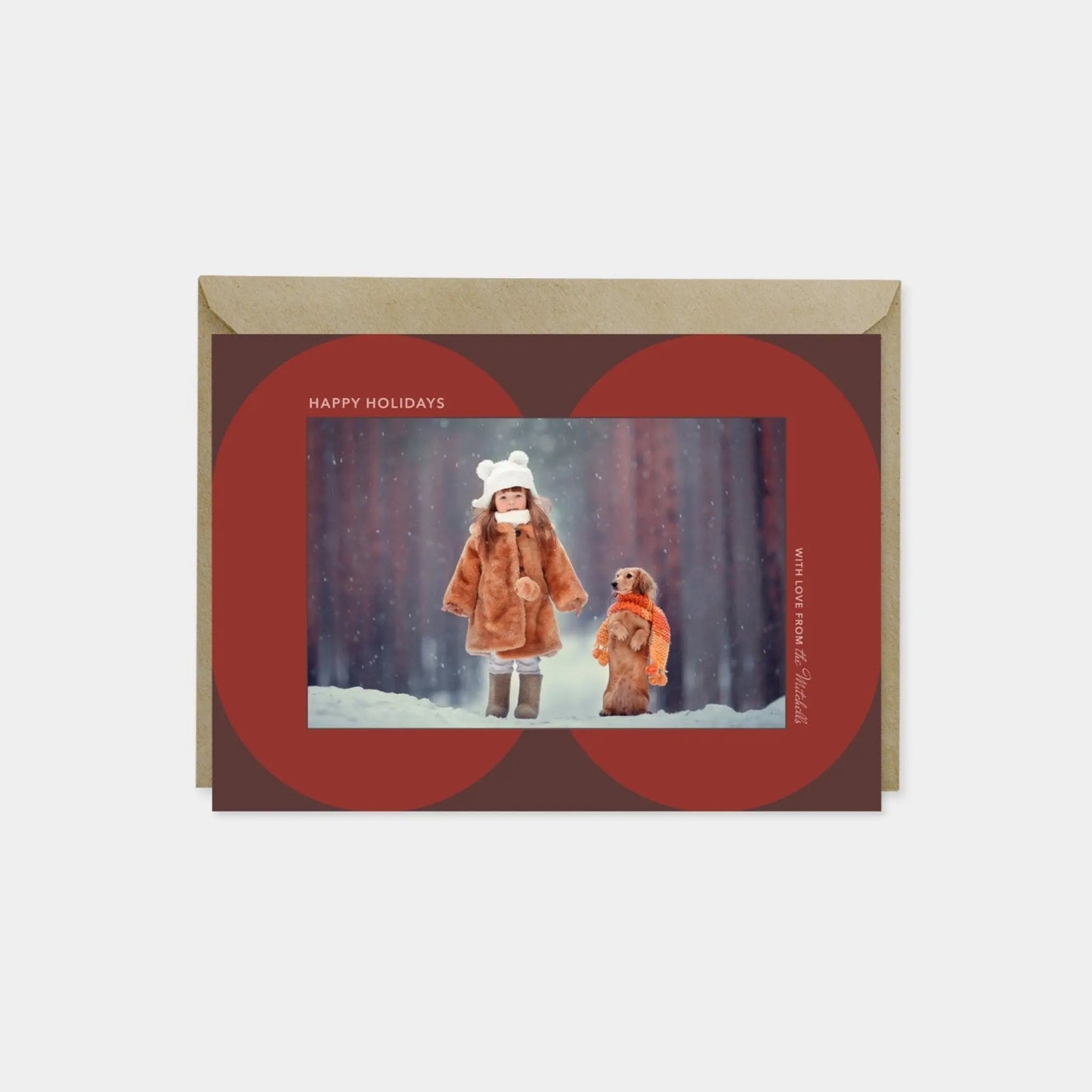 Big Geo Holiday Photo Card V