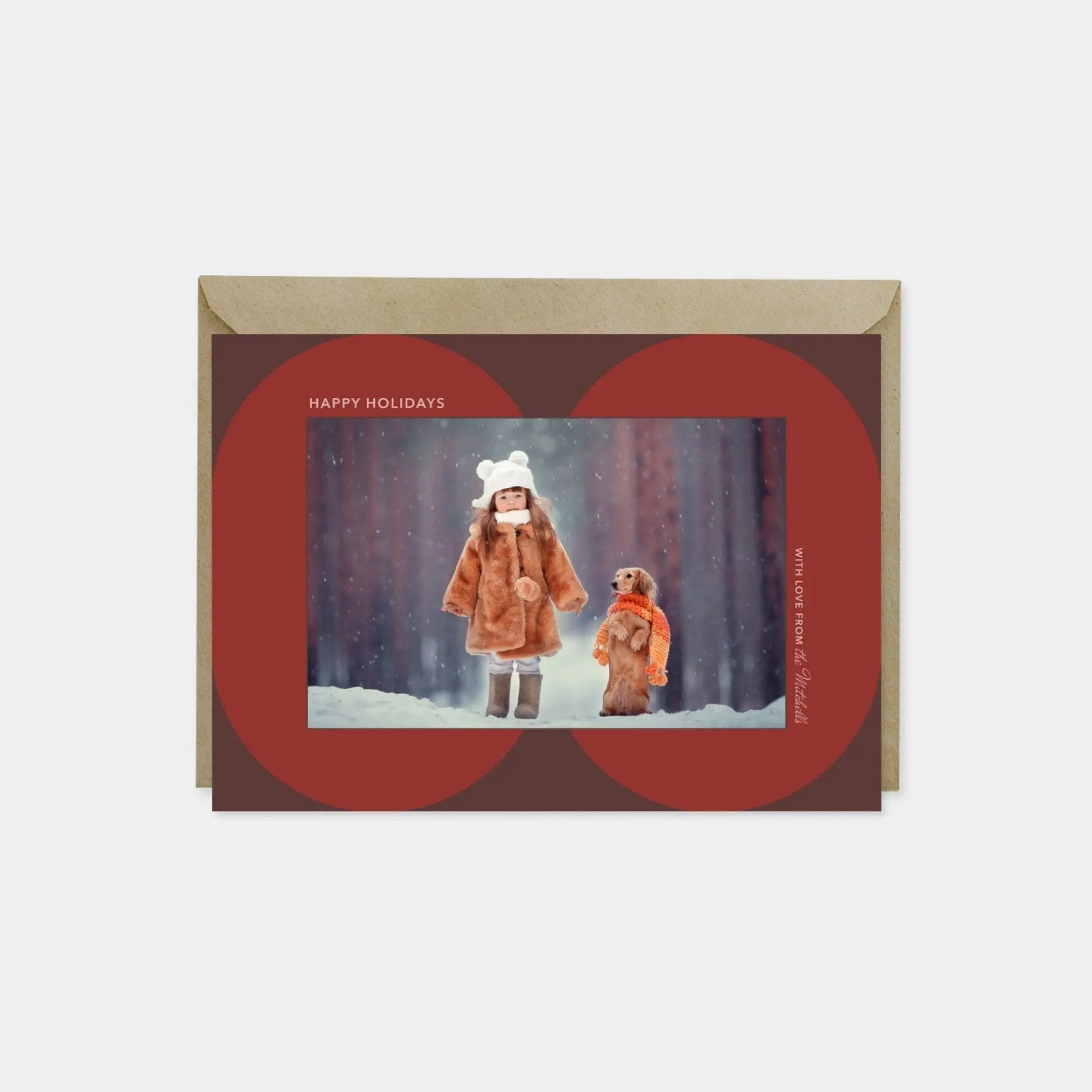 Big Geo Holiday Photo Card V