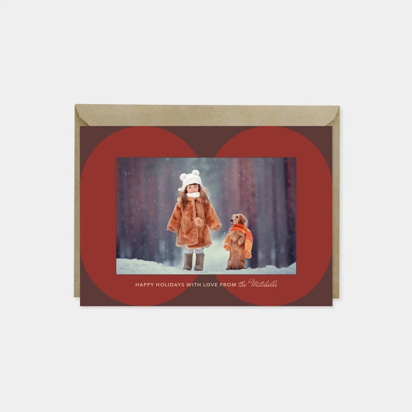 Big Geo Holiday Photo Card V