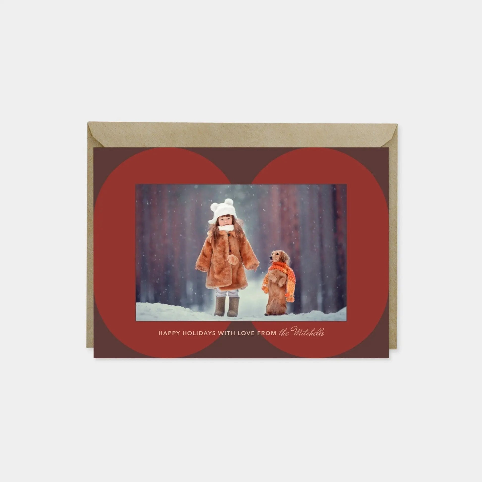 Big Geo Holiday Photo Card V