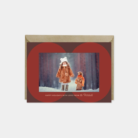 Big Geo Holiday Photo Card V