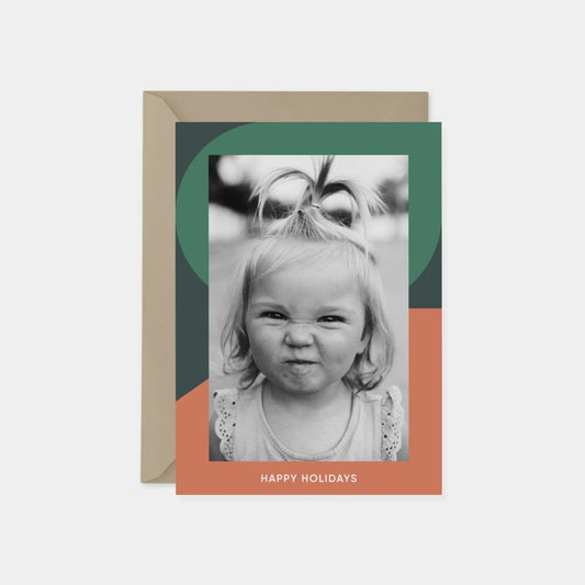 Big Geo Holiday Photo Card VI