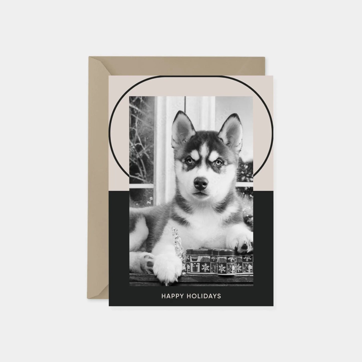 Big Geo Holiday Photo Card VII