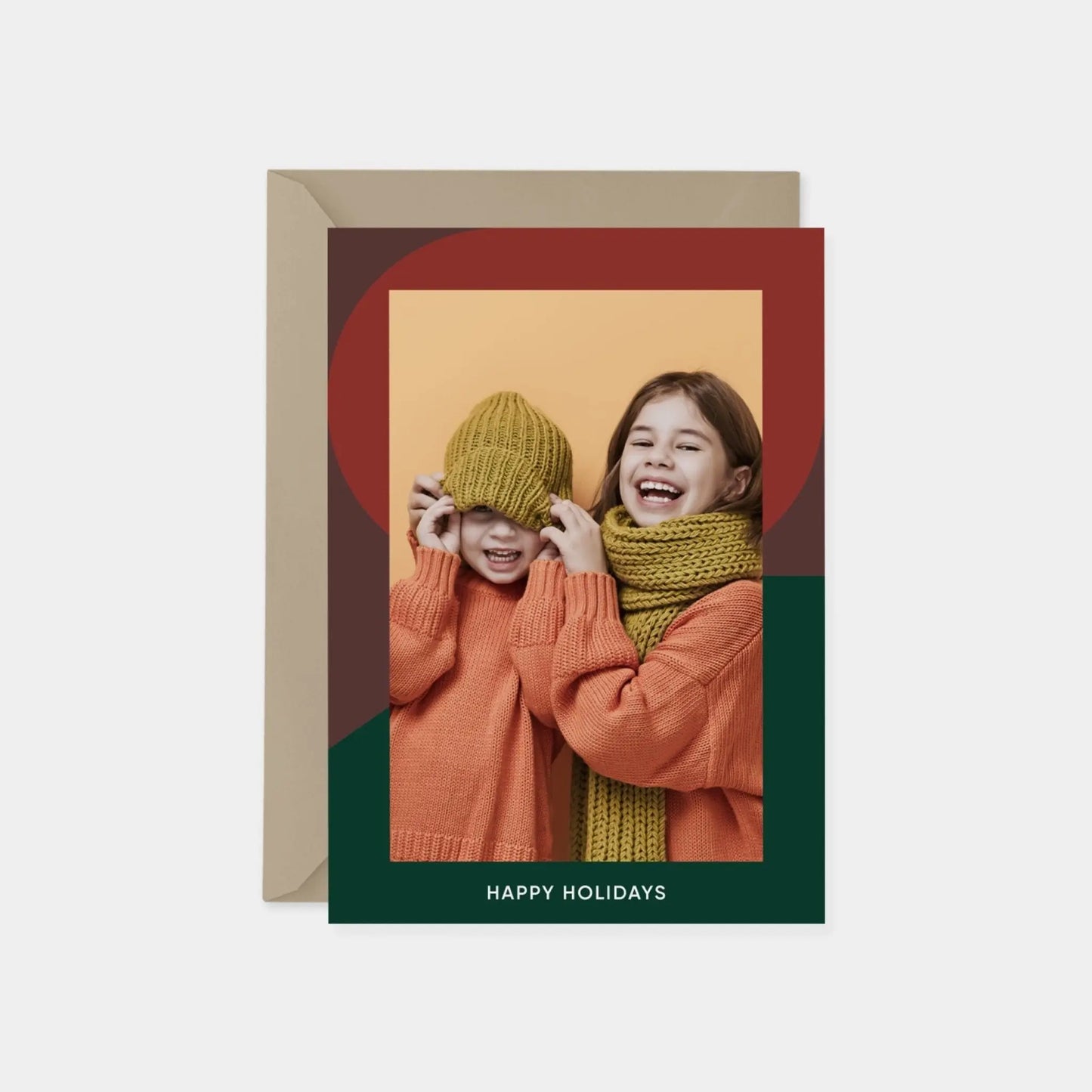 Big Geo Holiday Photo Card XVI