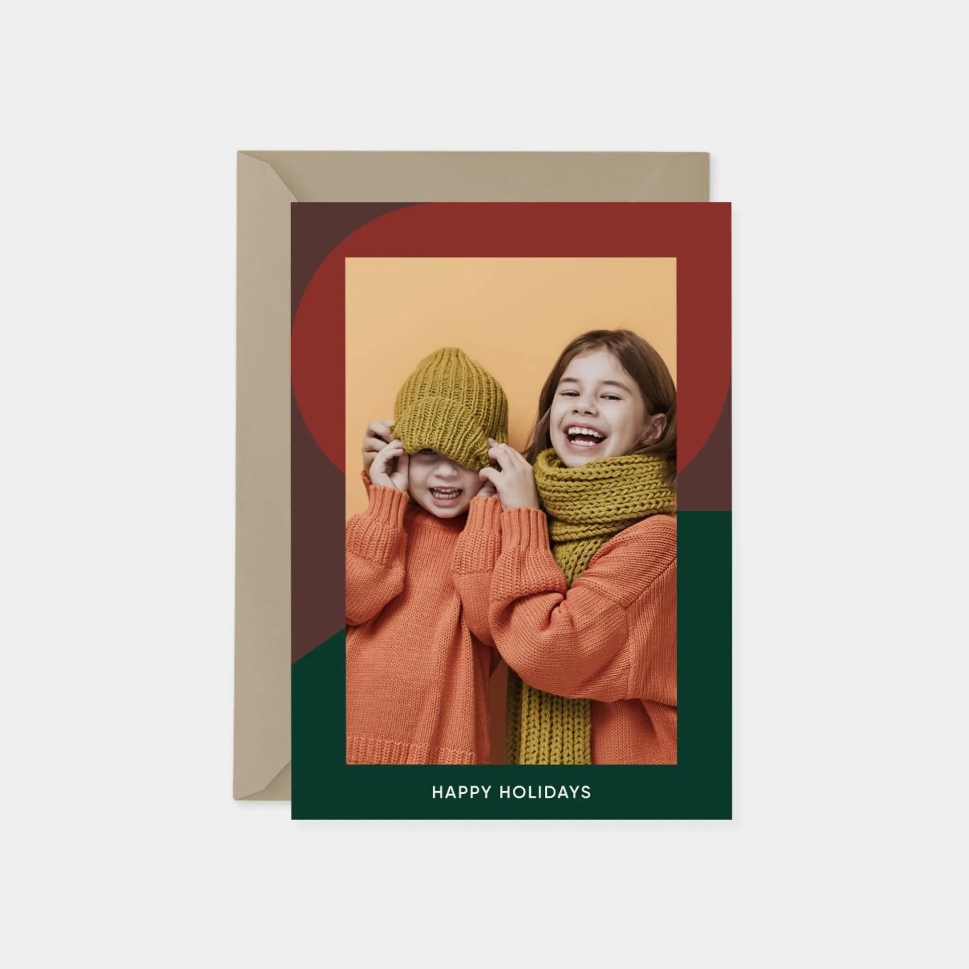 Big Geo Holiday Photo Card XVI