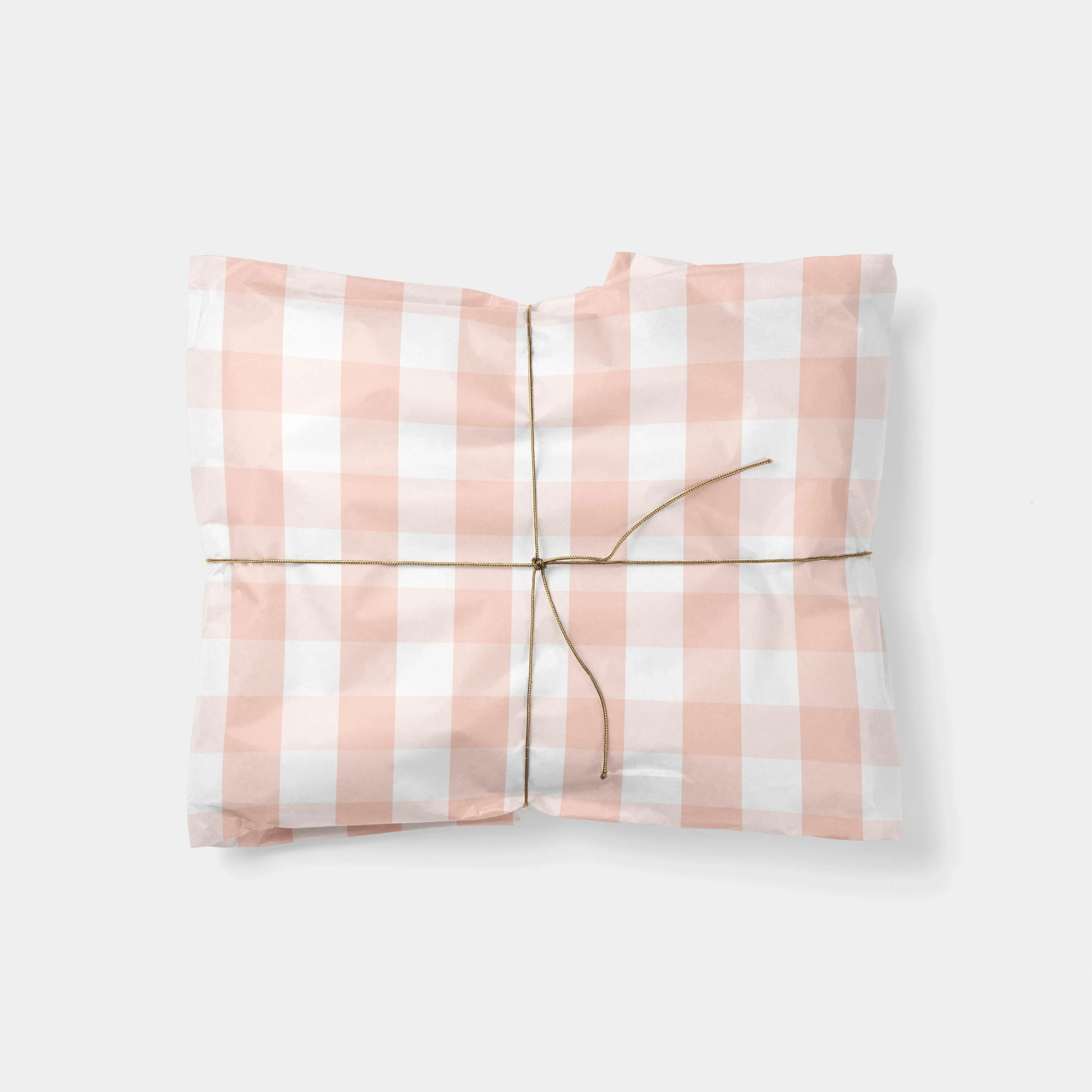 Big Pink Gingham Gift Wrap