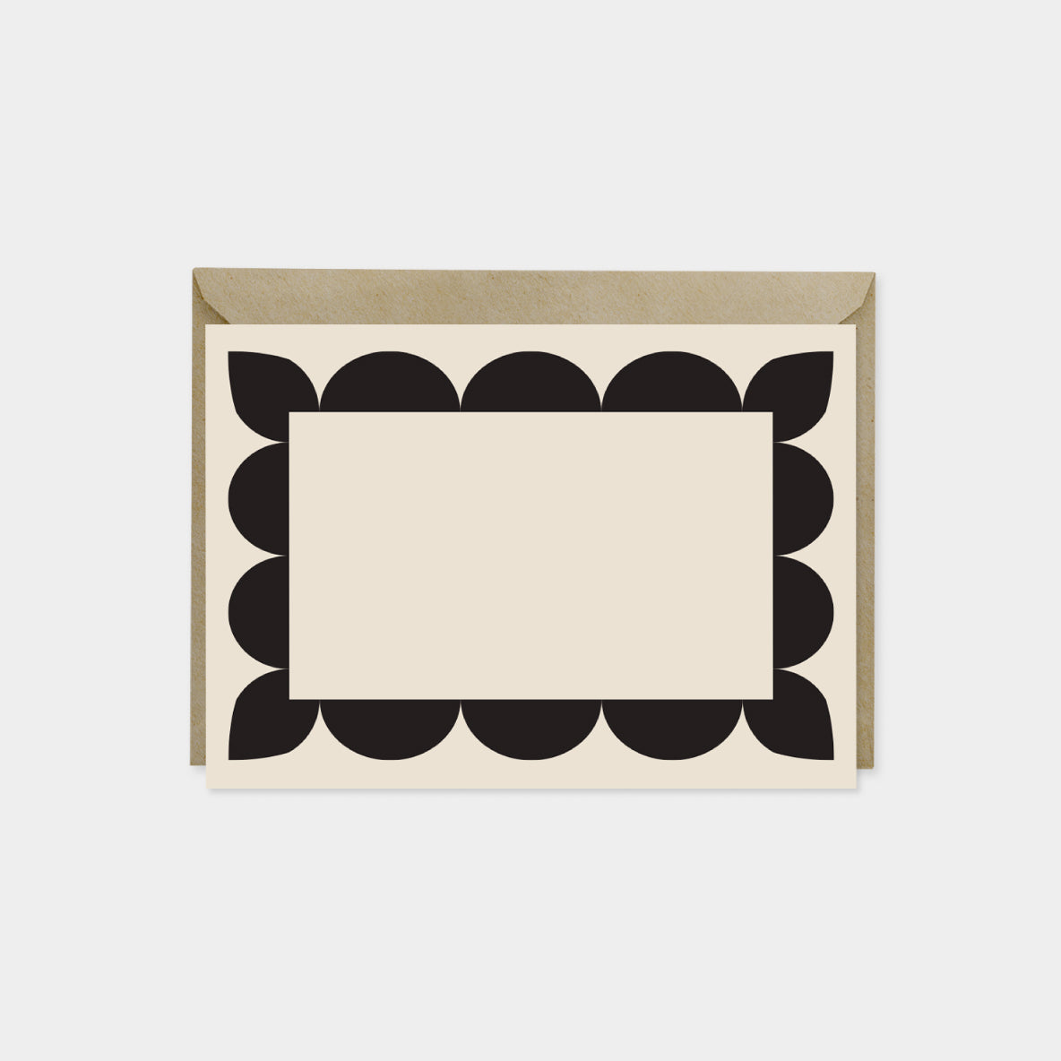 Big Scallop Border Note Cards III