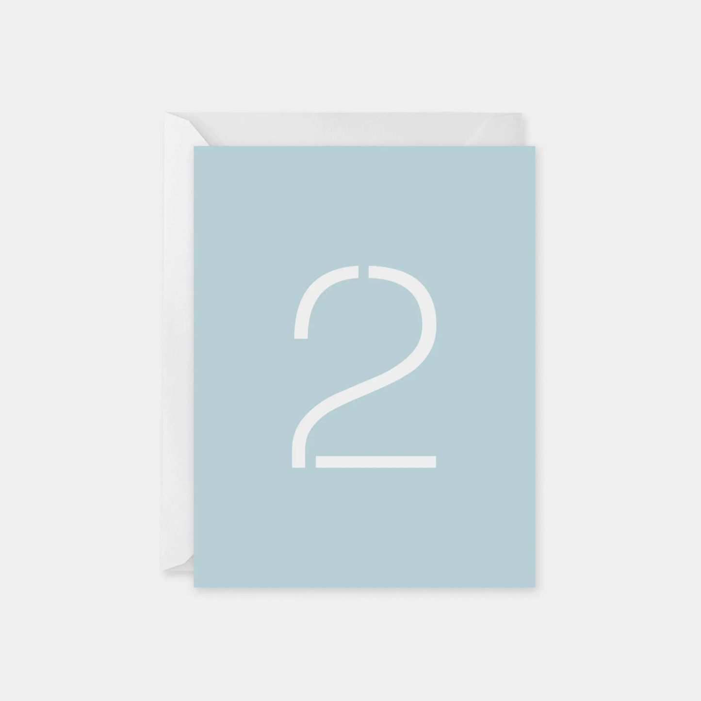 Birthday Age Card, Stencil Number