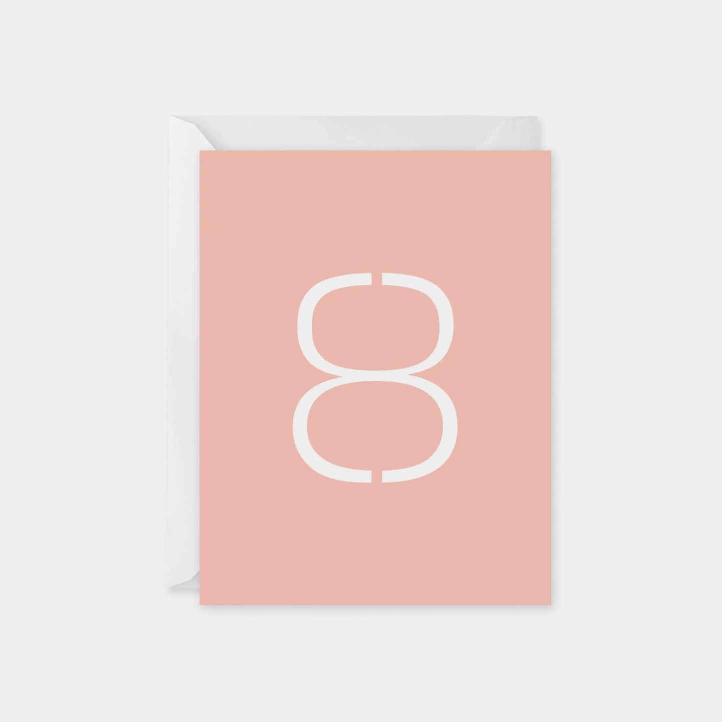 Birthday Age Card, Stencil Number