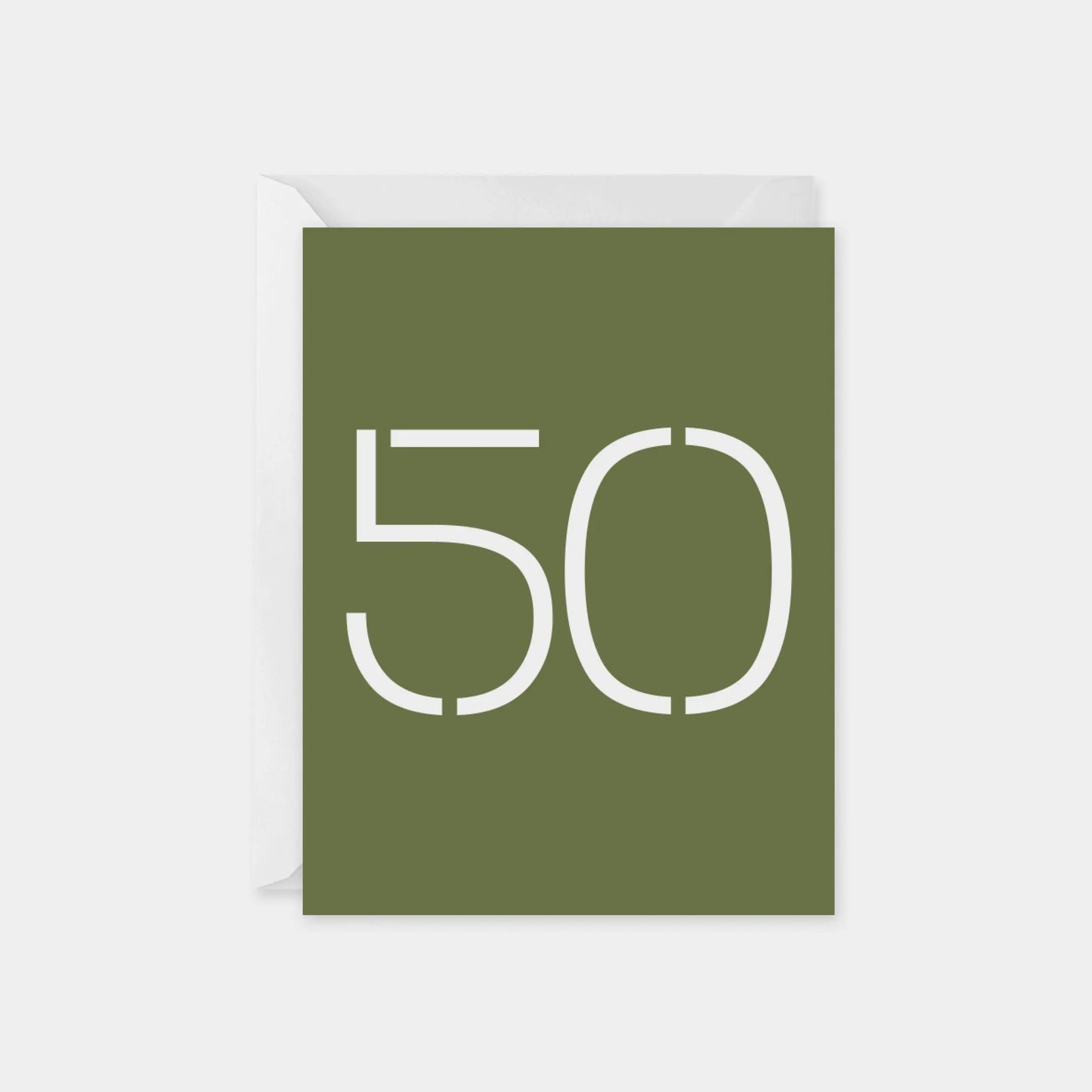 Birthday Age Card, Stencil Number