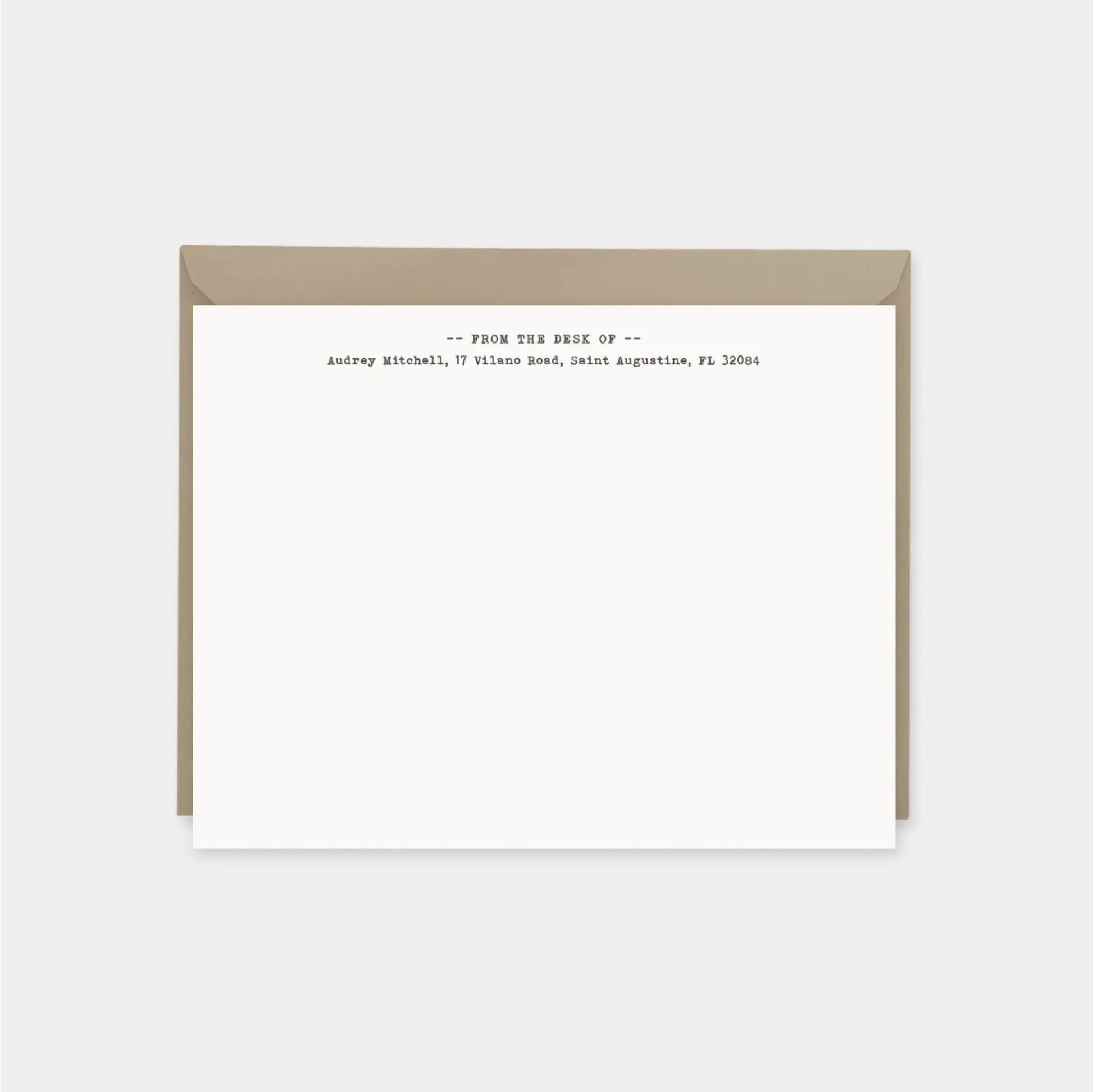 Black Malachite Note Card II