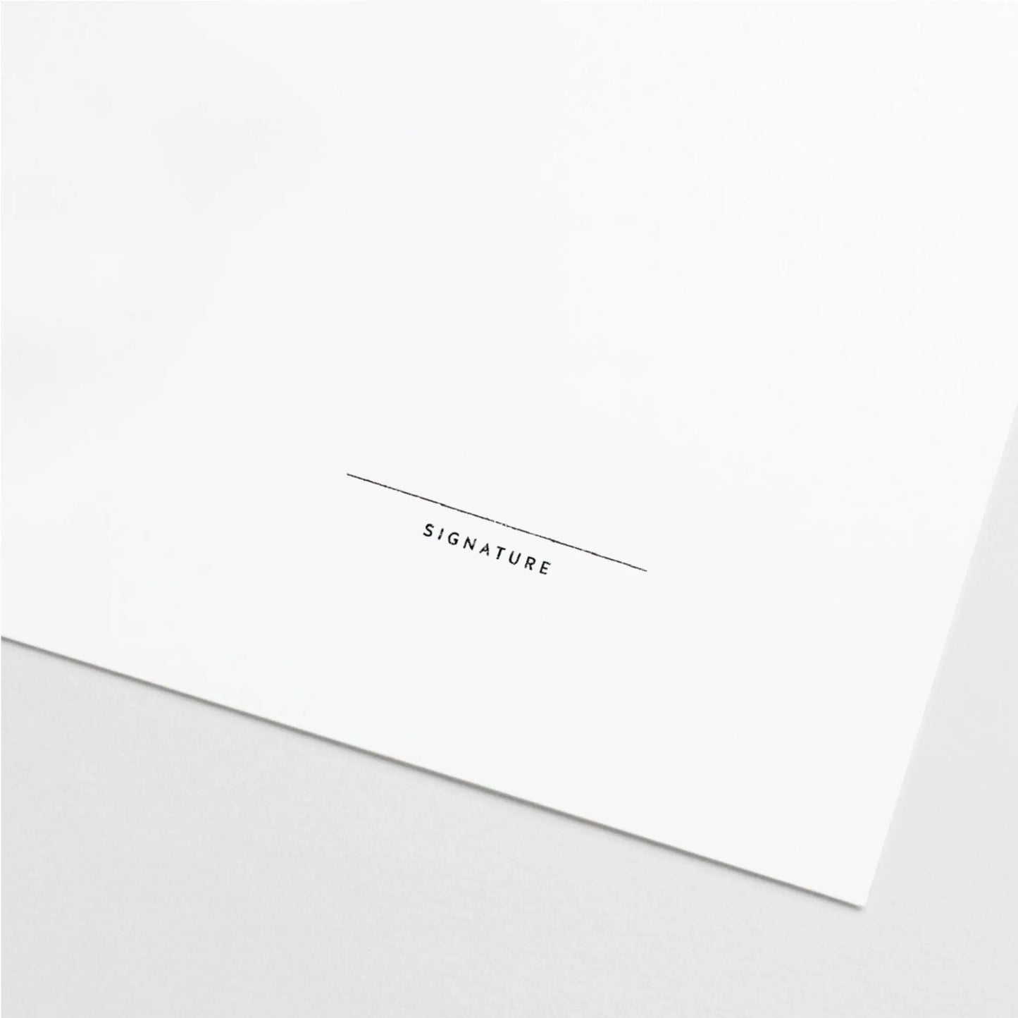 Blank Artist Signature Stamp II