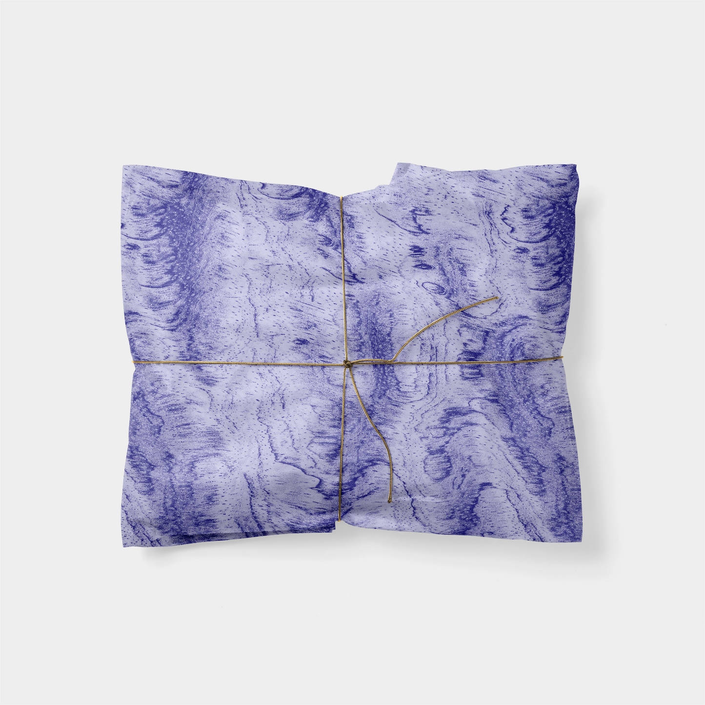Blue Burl Wood Gift Wrap