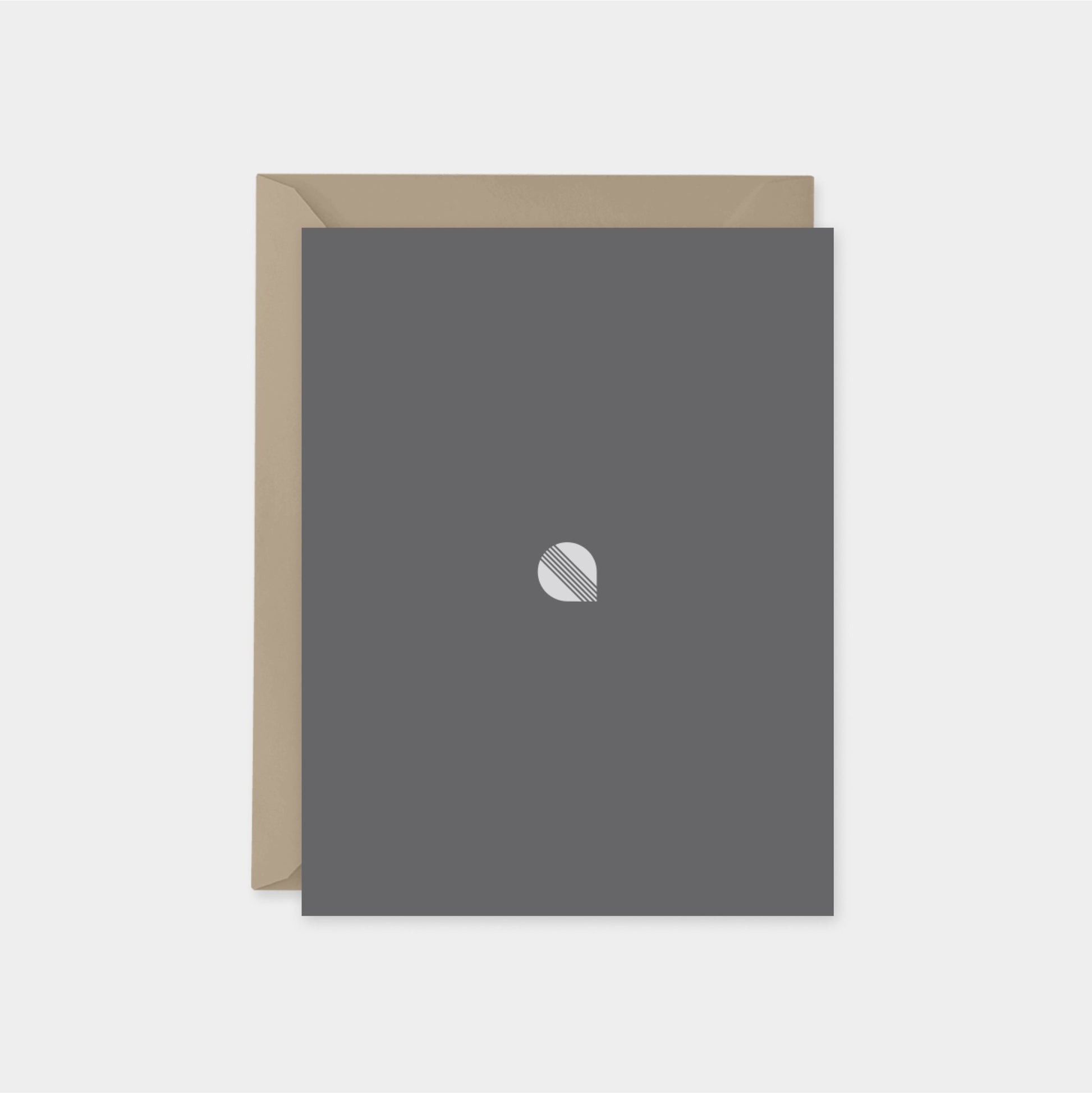 Boccaccio Font Monogram Note Cards IV