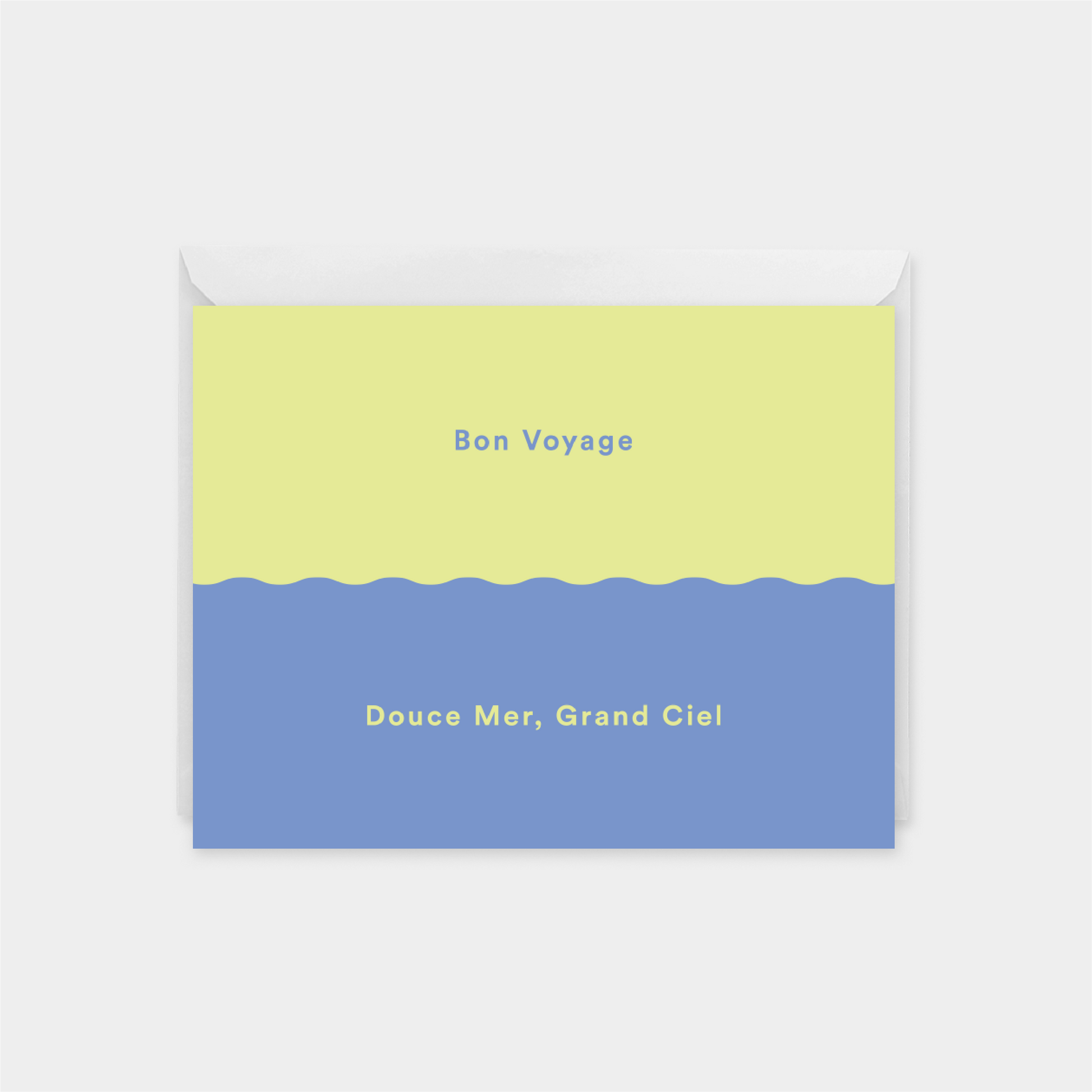 Bon Voyage X "Douce Mer, Grand Ciel" Card