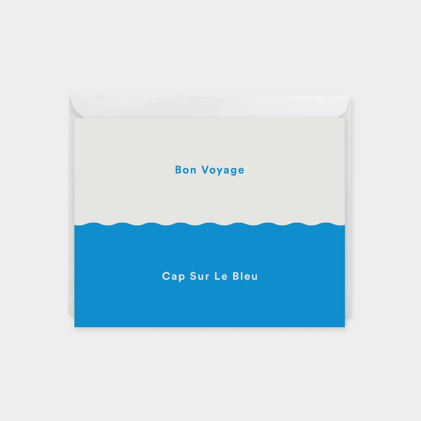 Bon Voyage XII "Cap Sur Le Bleu" Card