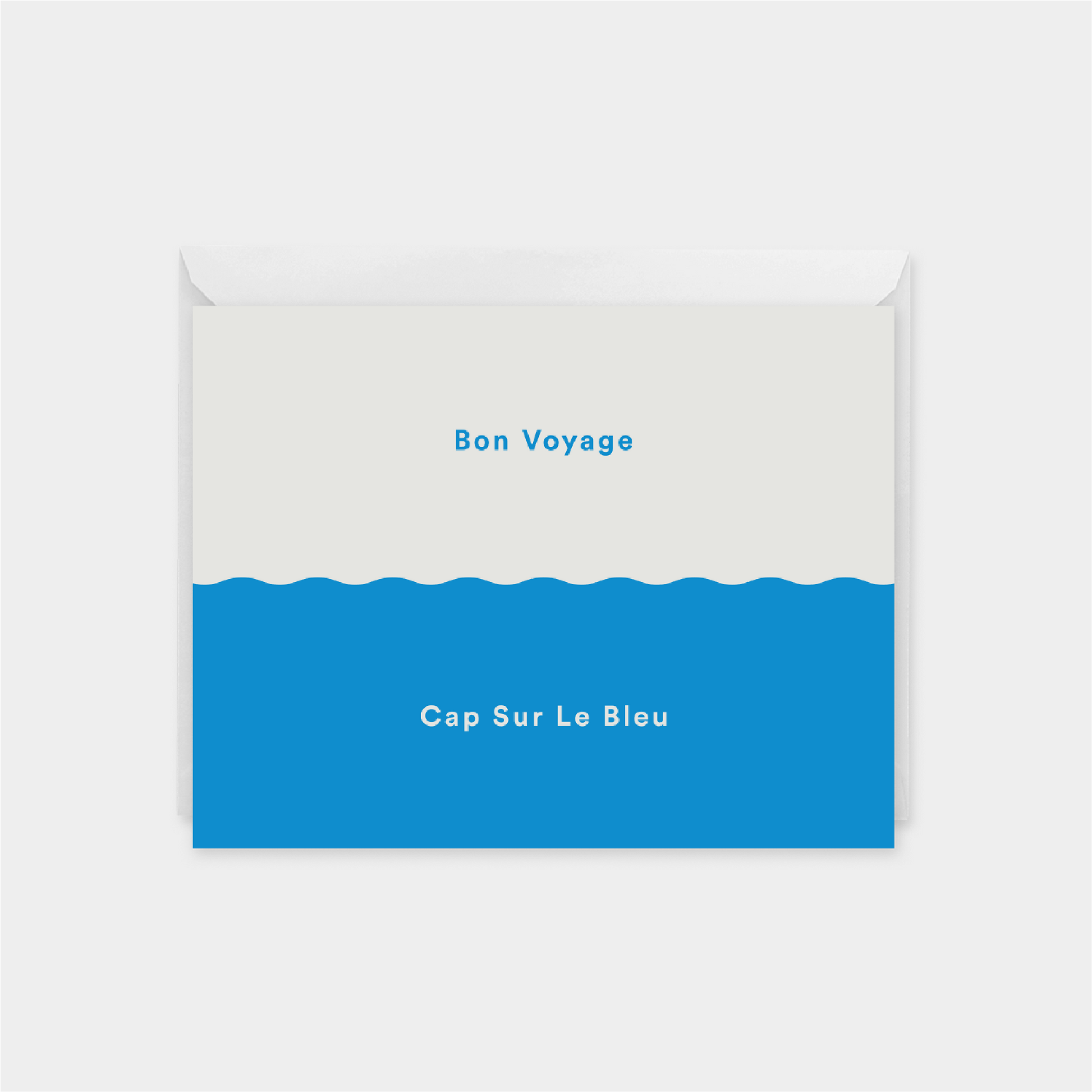 Bon Voyage XII "Cap Sur Le Bleu" Card