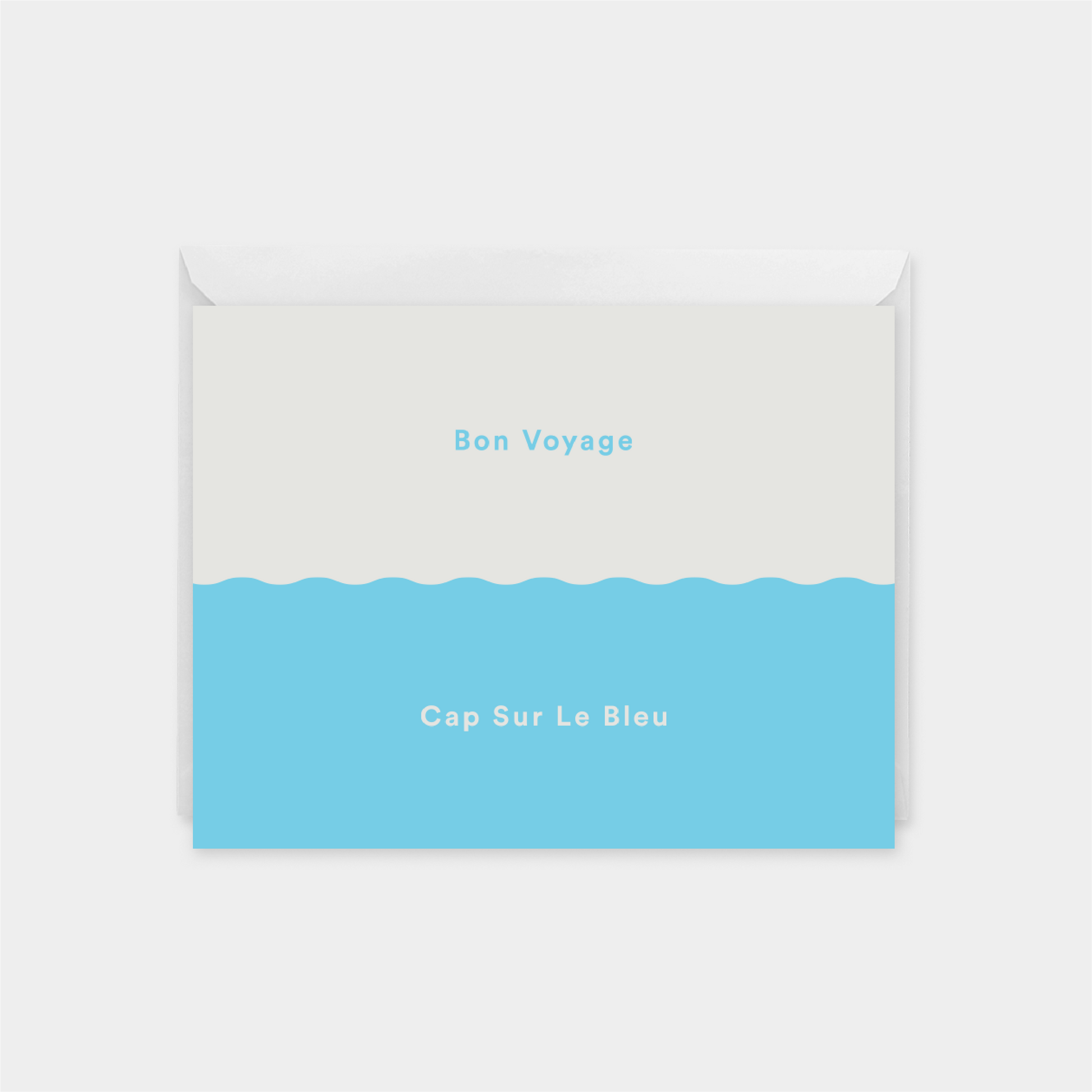 Bon Voyage XIII "Cap Sur Le Bleu" Card