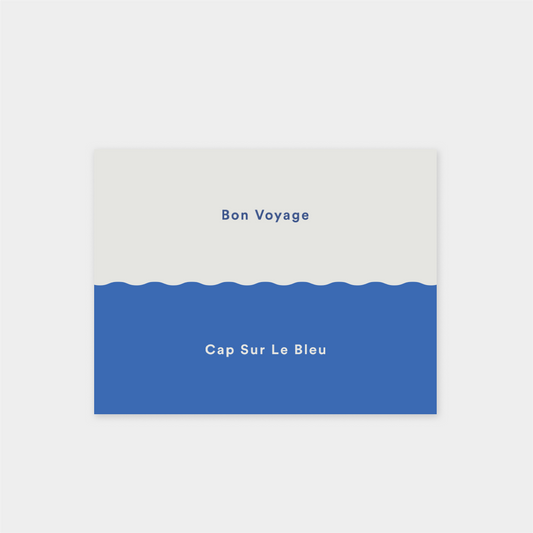 Bon Voyage XIV "Cap Sur Le Bleu" Card