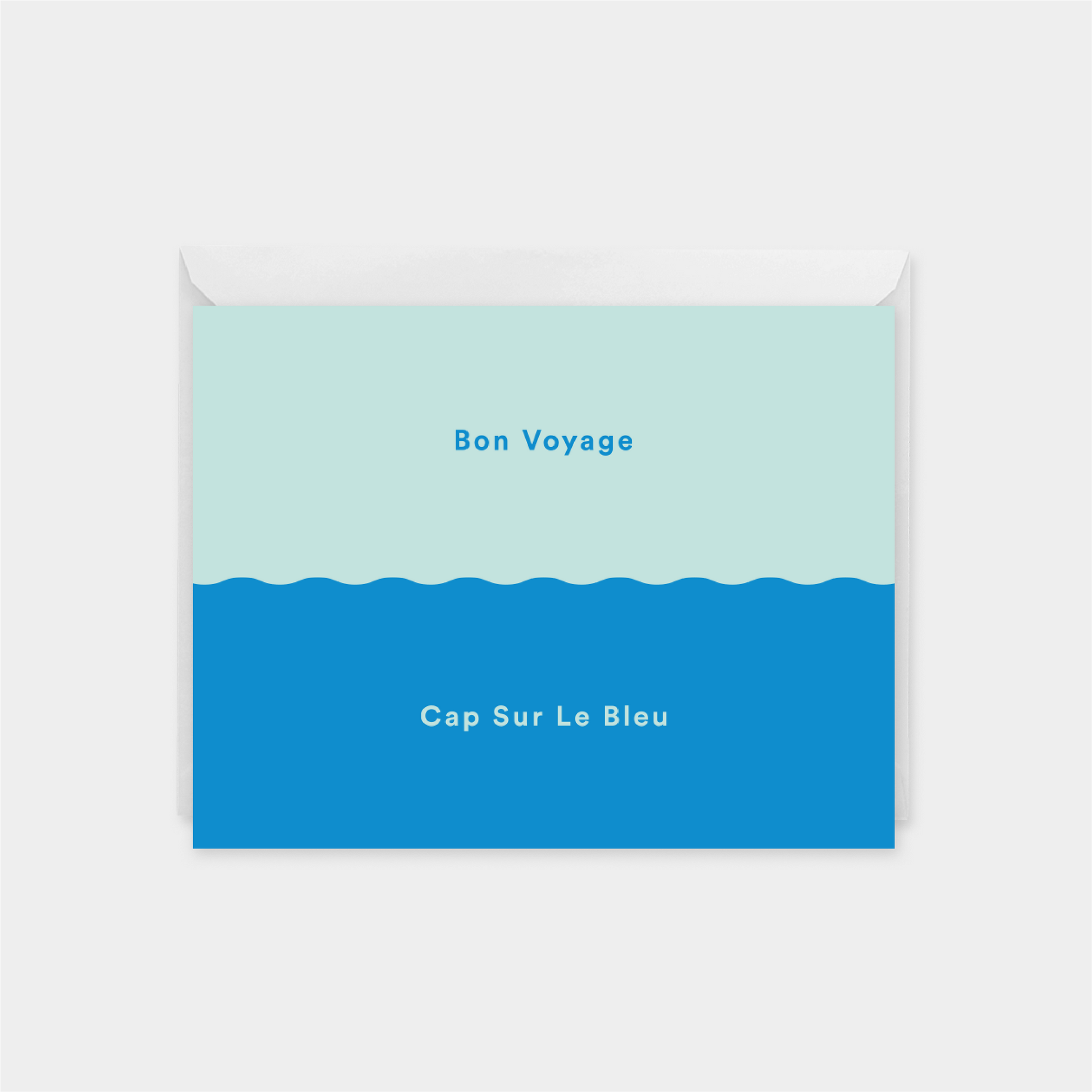 Bon Voyage XXI "Cap Sur Le Bleu" Card