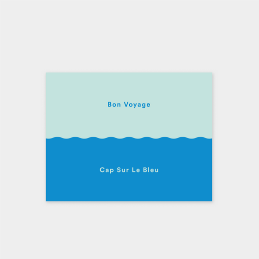 Bon Voyage XXI "Cap Sur Le Bleu" Card