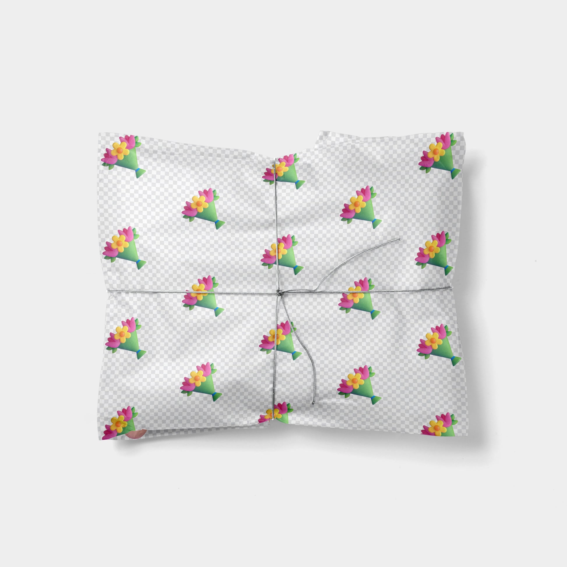 Bouquet Emoji Gift Wrap