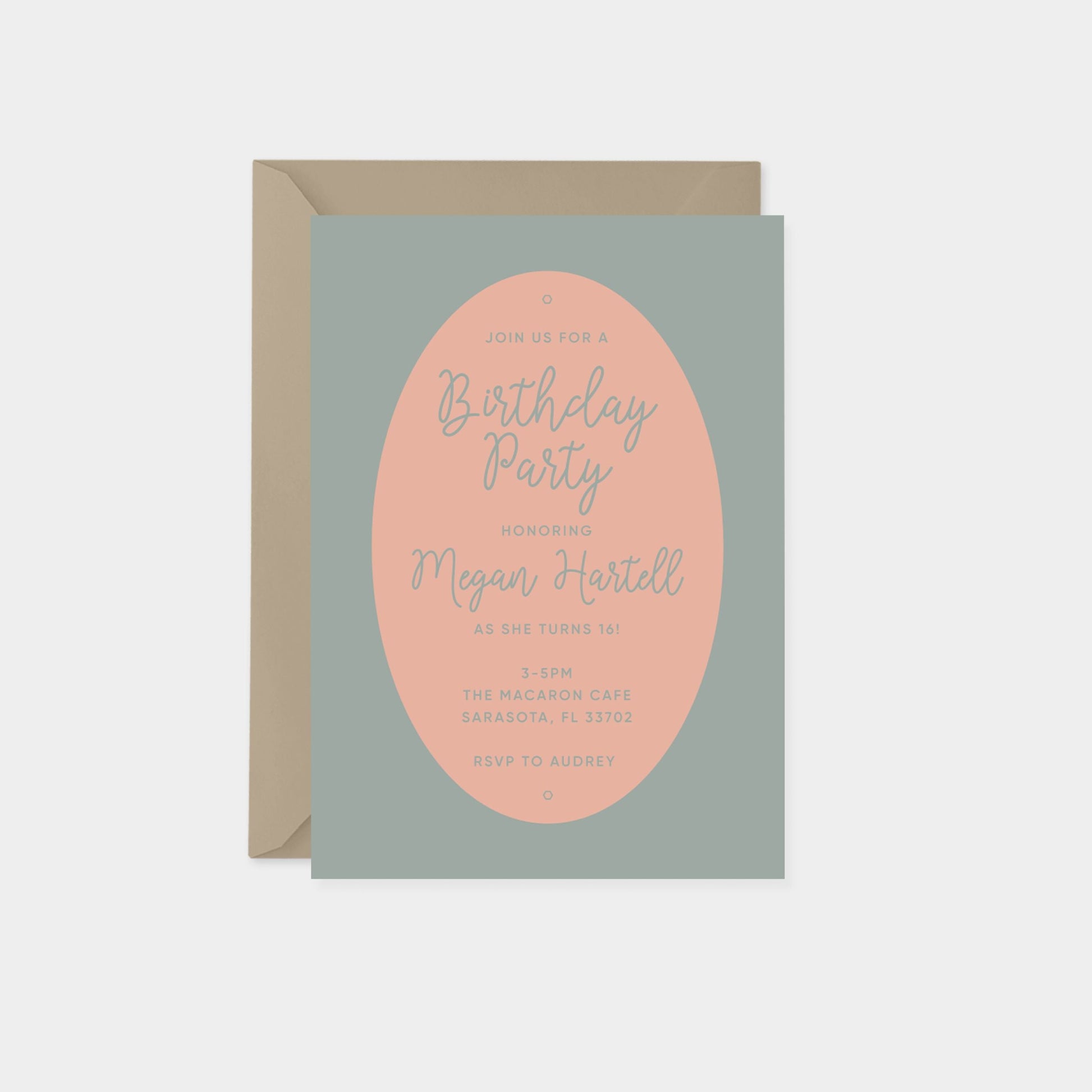 Bright Stripes Party Invitation IX
