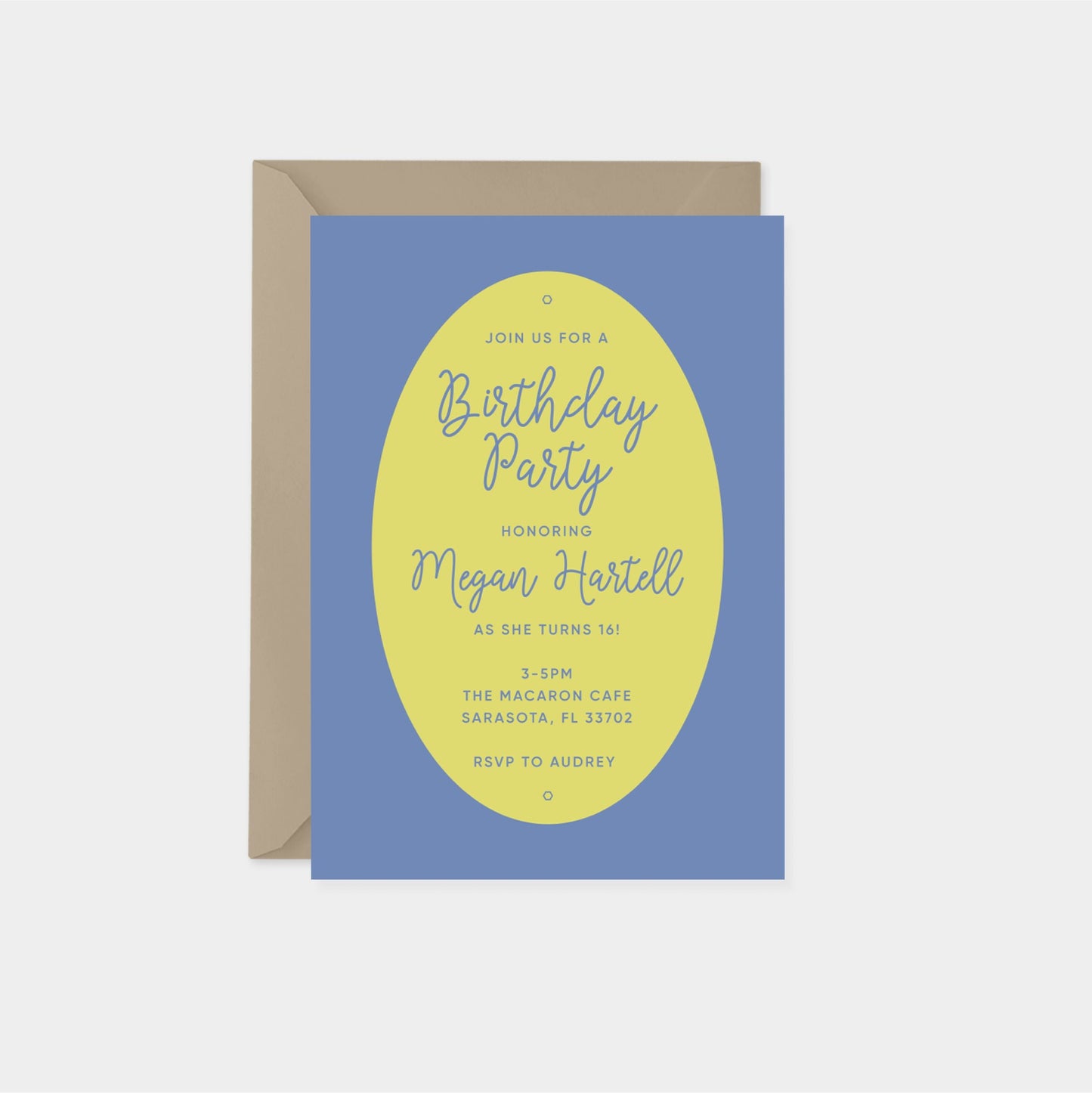 Bright Stripes Party Invitation VI