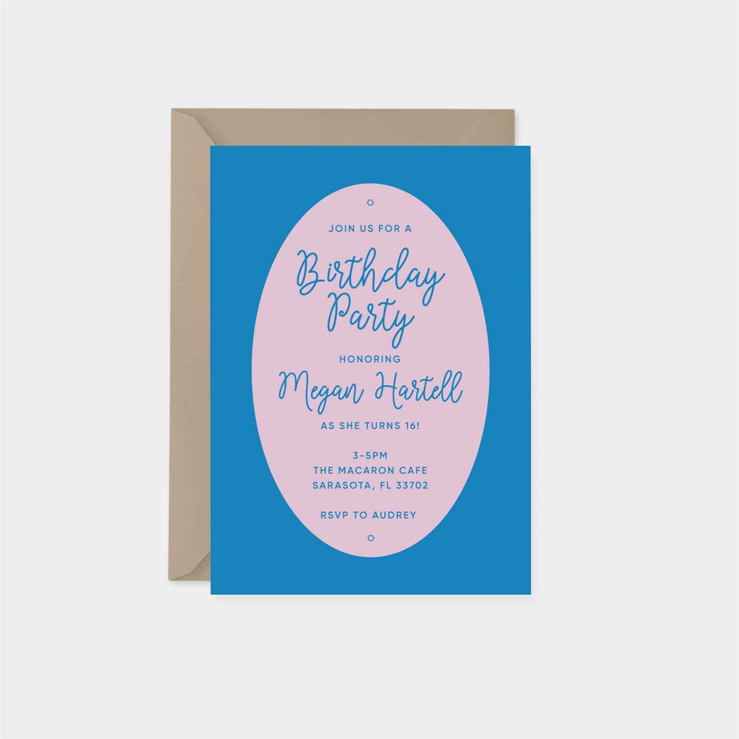 Bright Stripes Party Invitation VII