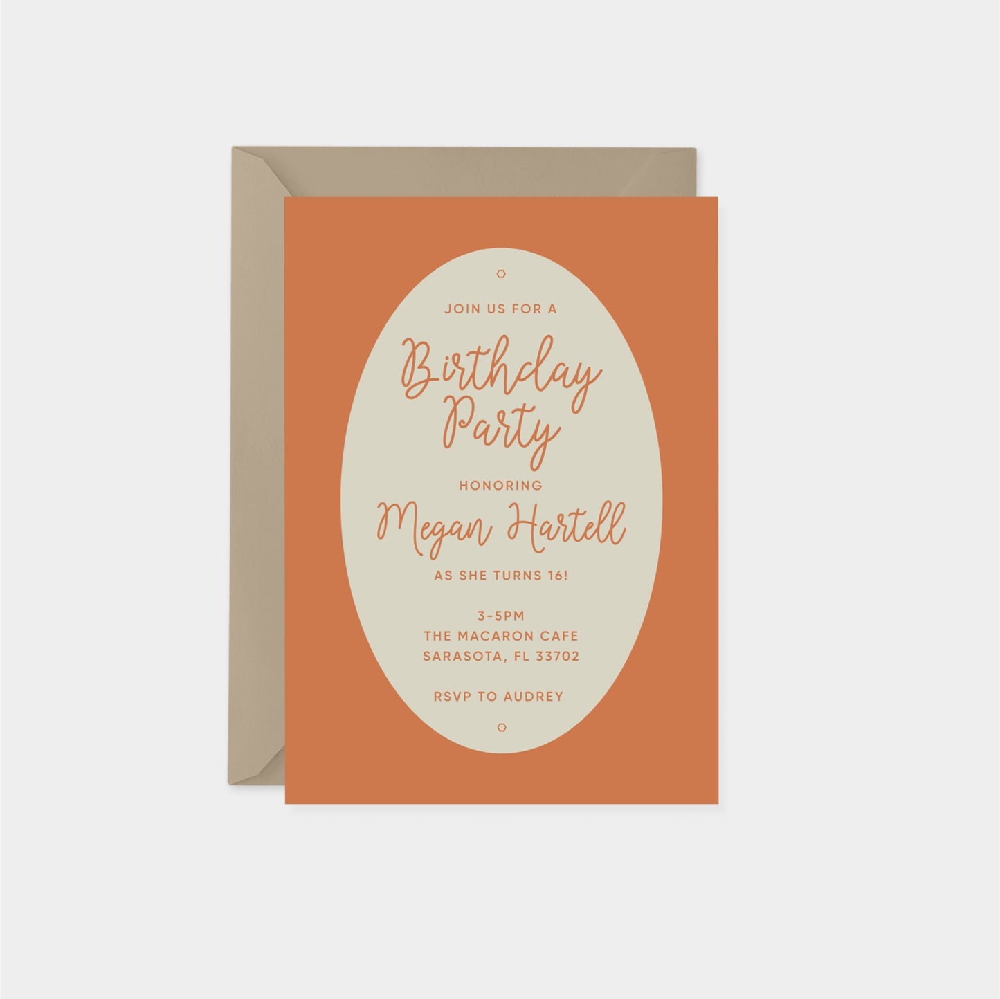 Bright Stripes Party Invitation X