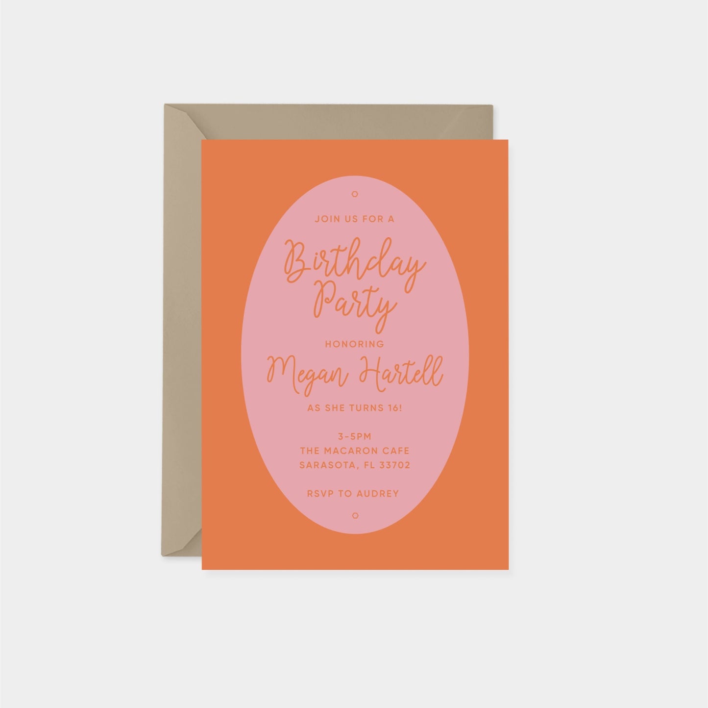 Bright Stripes Party Invitation XIII