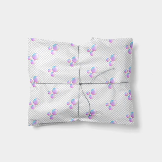 Bubbles Emoji Gift Wrap