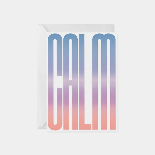 "Calm" Gradient Ombre Card