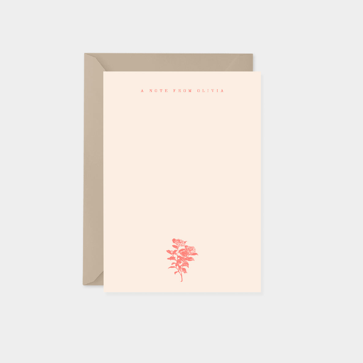 Camellia Japonica Botanical Note Cards II