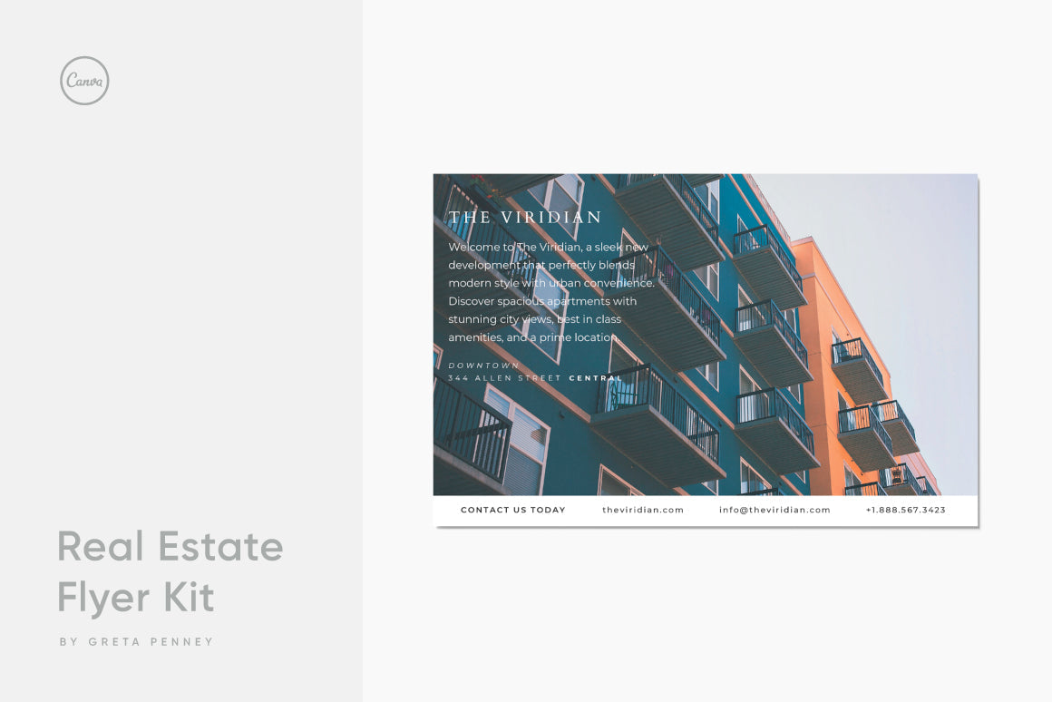 Canva Real Estate Flyer Kit