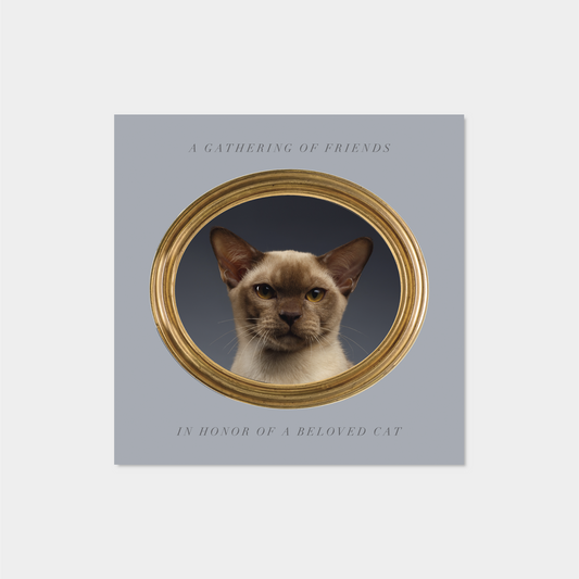 Pet Portrait Square Card III