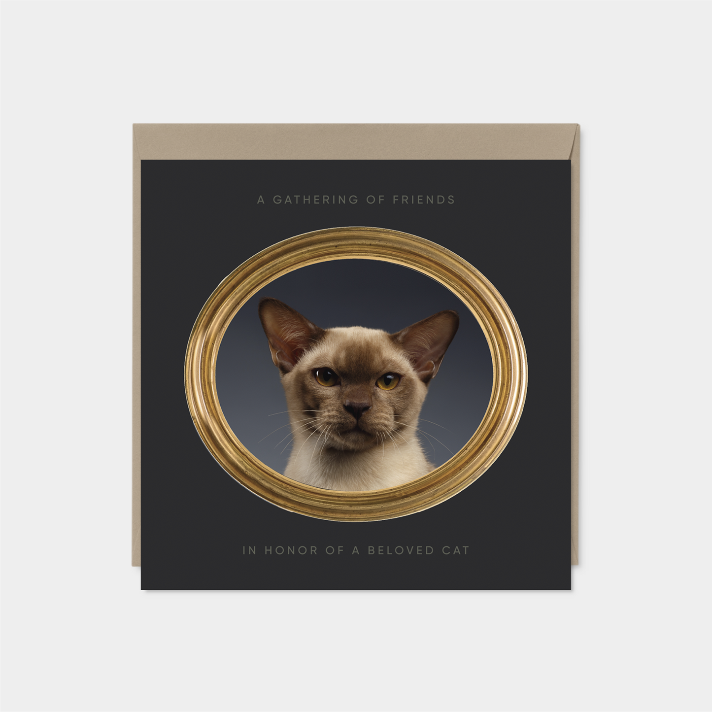 Pet Portrait Square Card