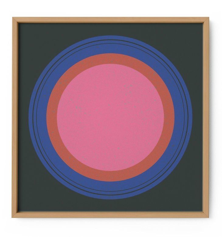 Circle Art Print VIII