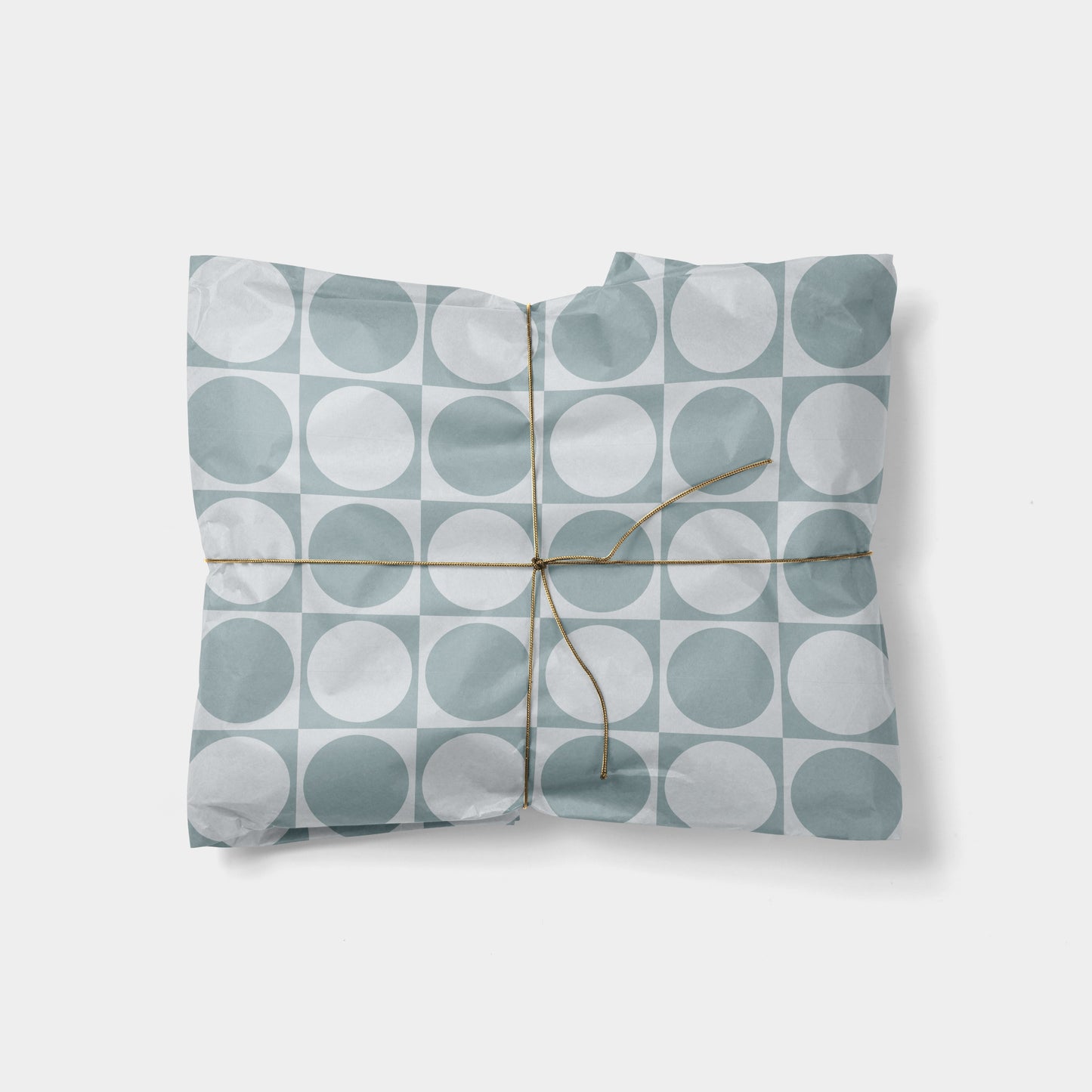 Circle Checker Gift Wrap III