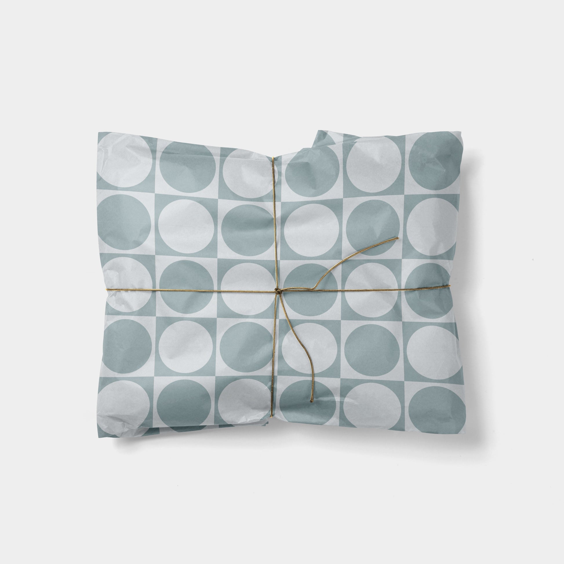 Circle Checker Gift Wrap III