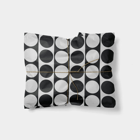 Circle Checker Gift Wrap V