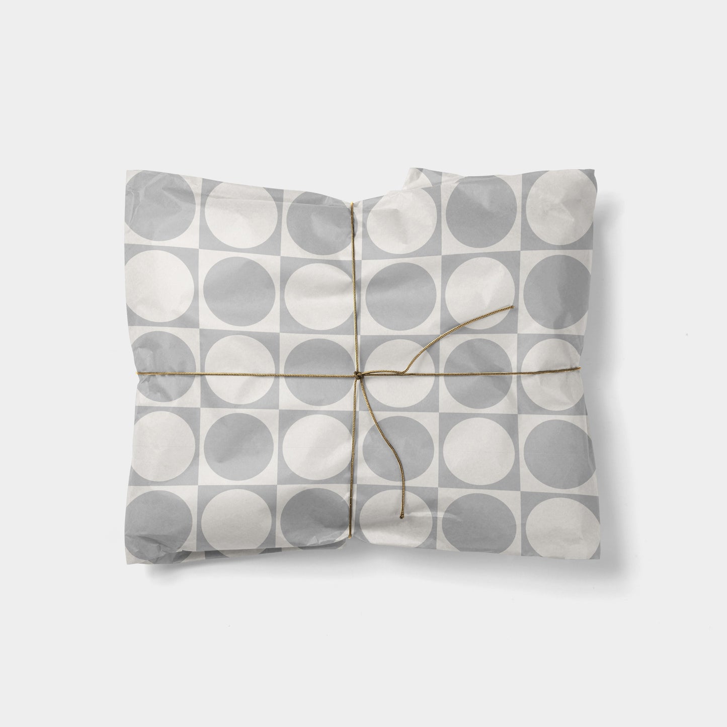 Circle Checker Gift Wrap VI