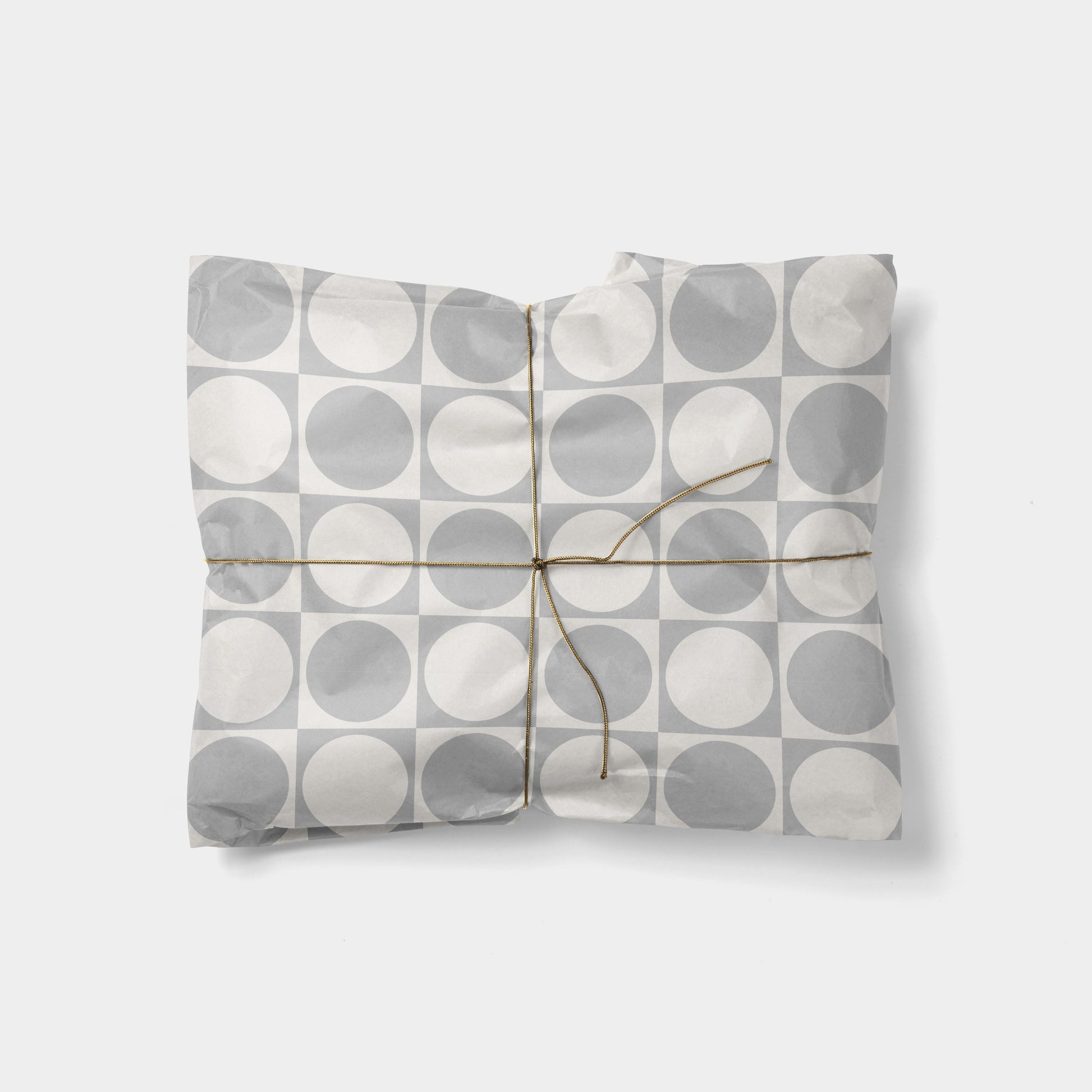Circle Checker Gift Wrap VI