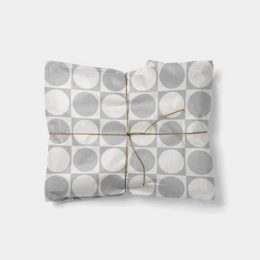 Circle Checker Gift Wrap VI