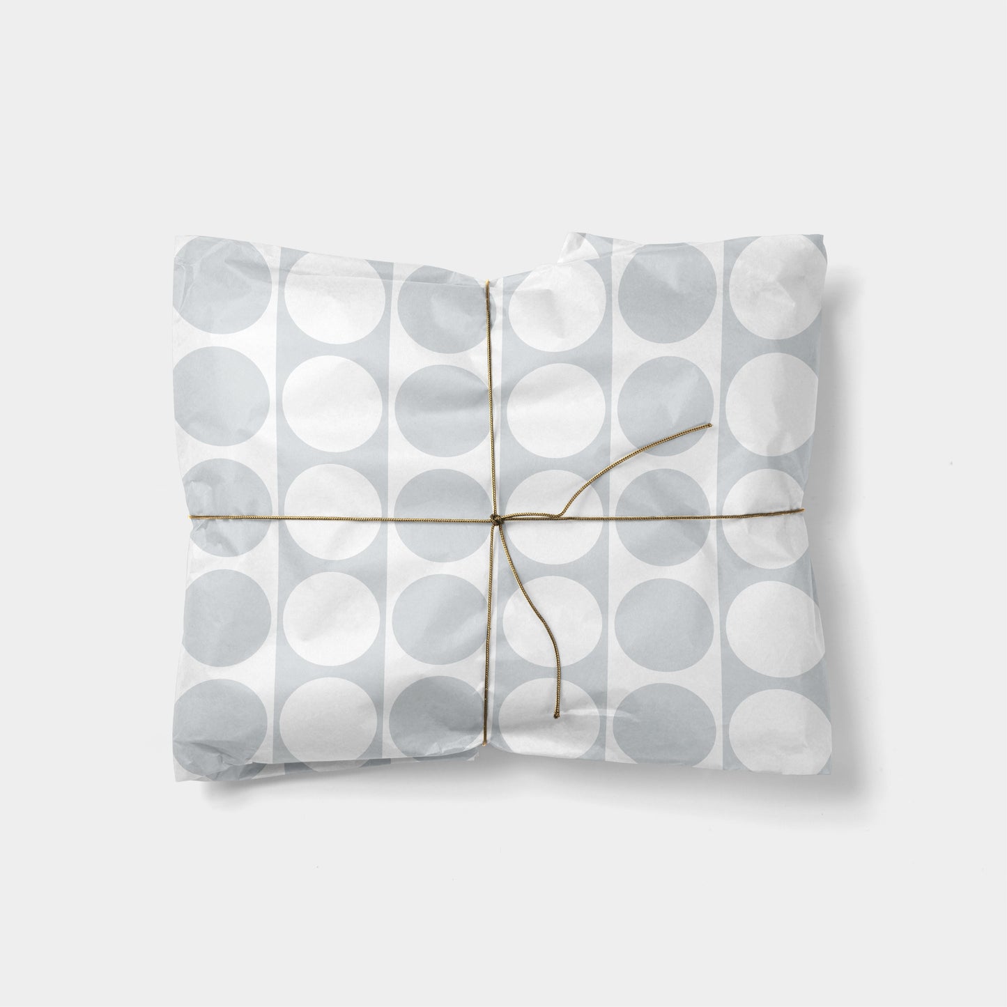 Circle Checker Gift Wrap VII