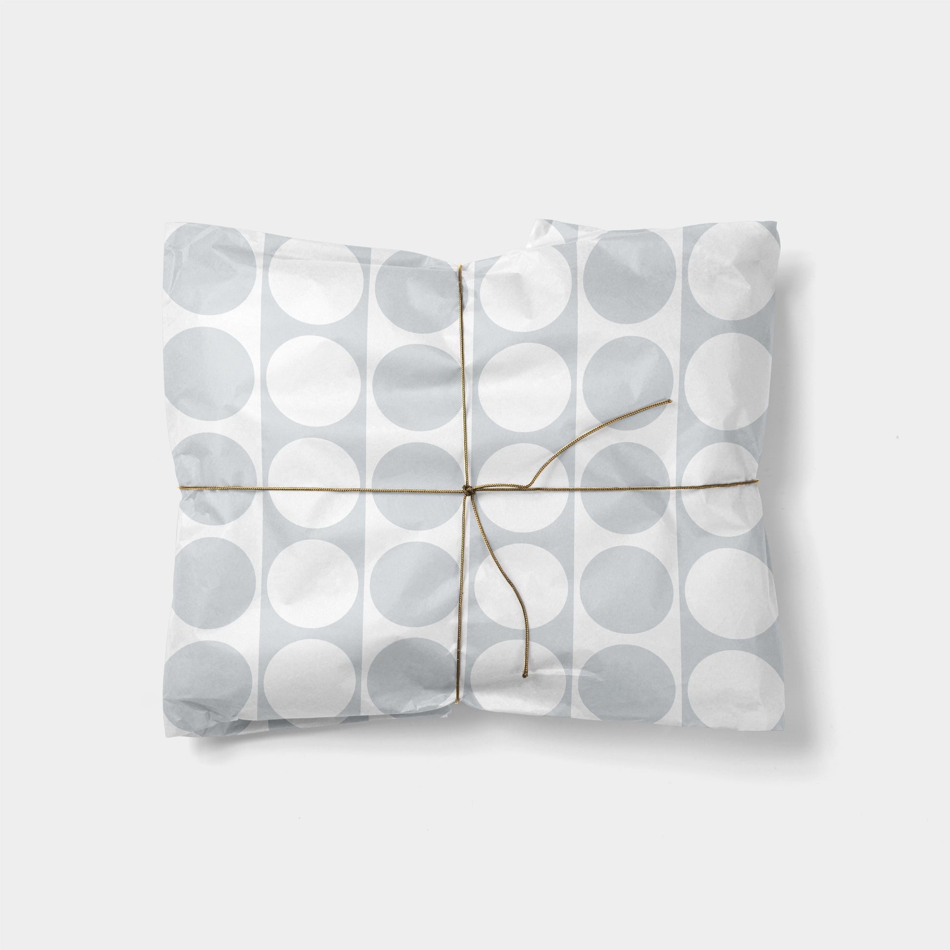 Circle Checker Gift Wrap VII