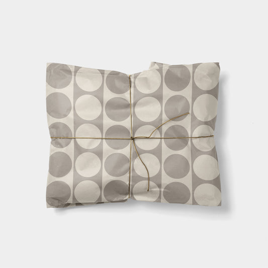 Circle Checker Gift Wrap VIII