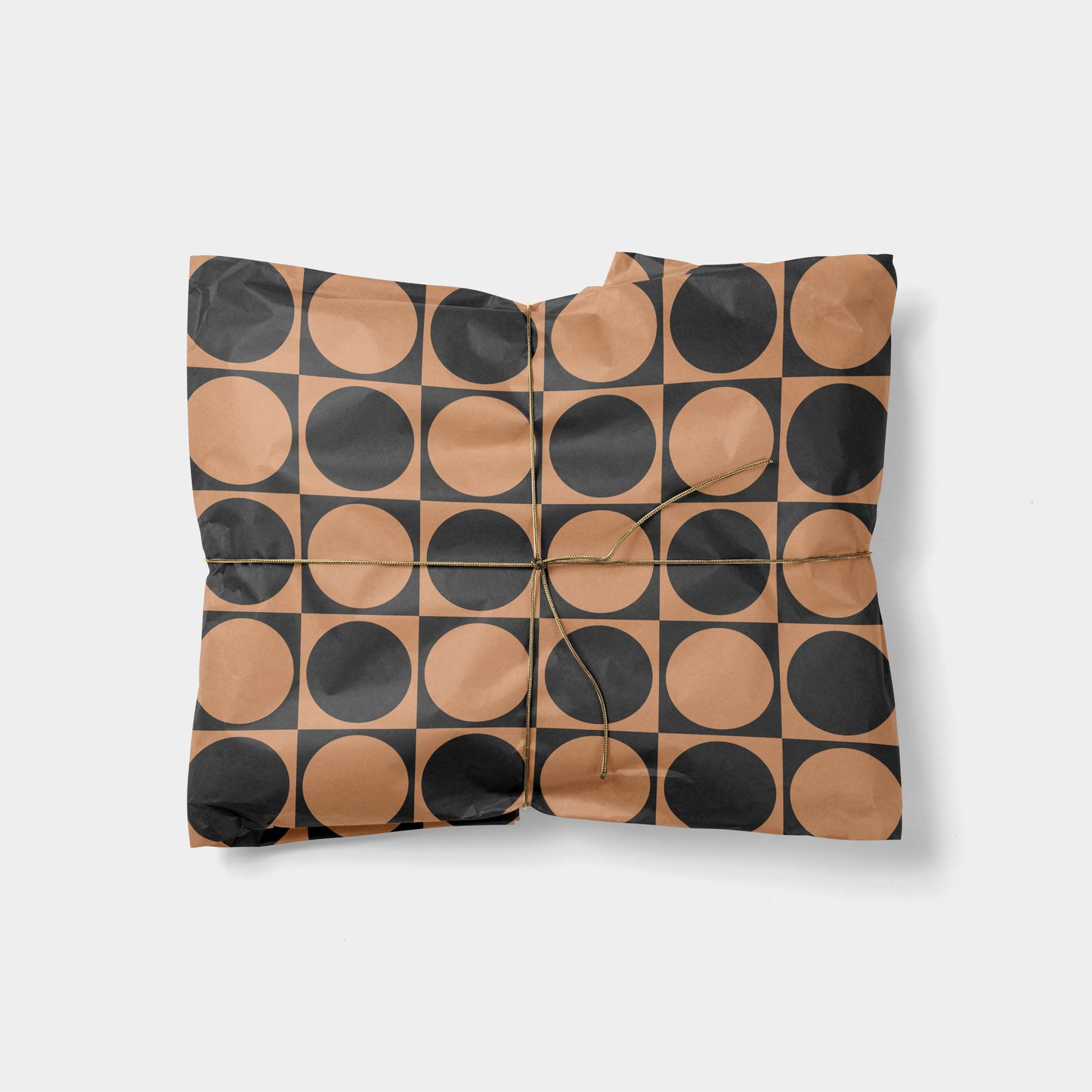 Circle Checker Gift Wrap XII