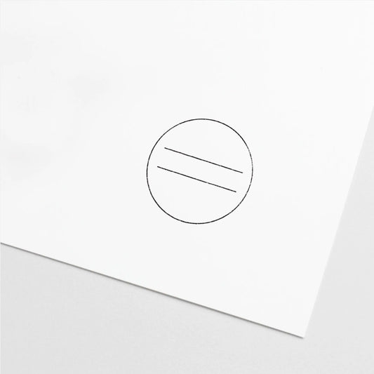 Circle Lined Stamp