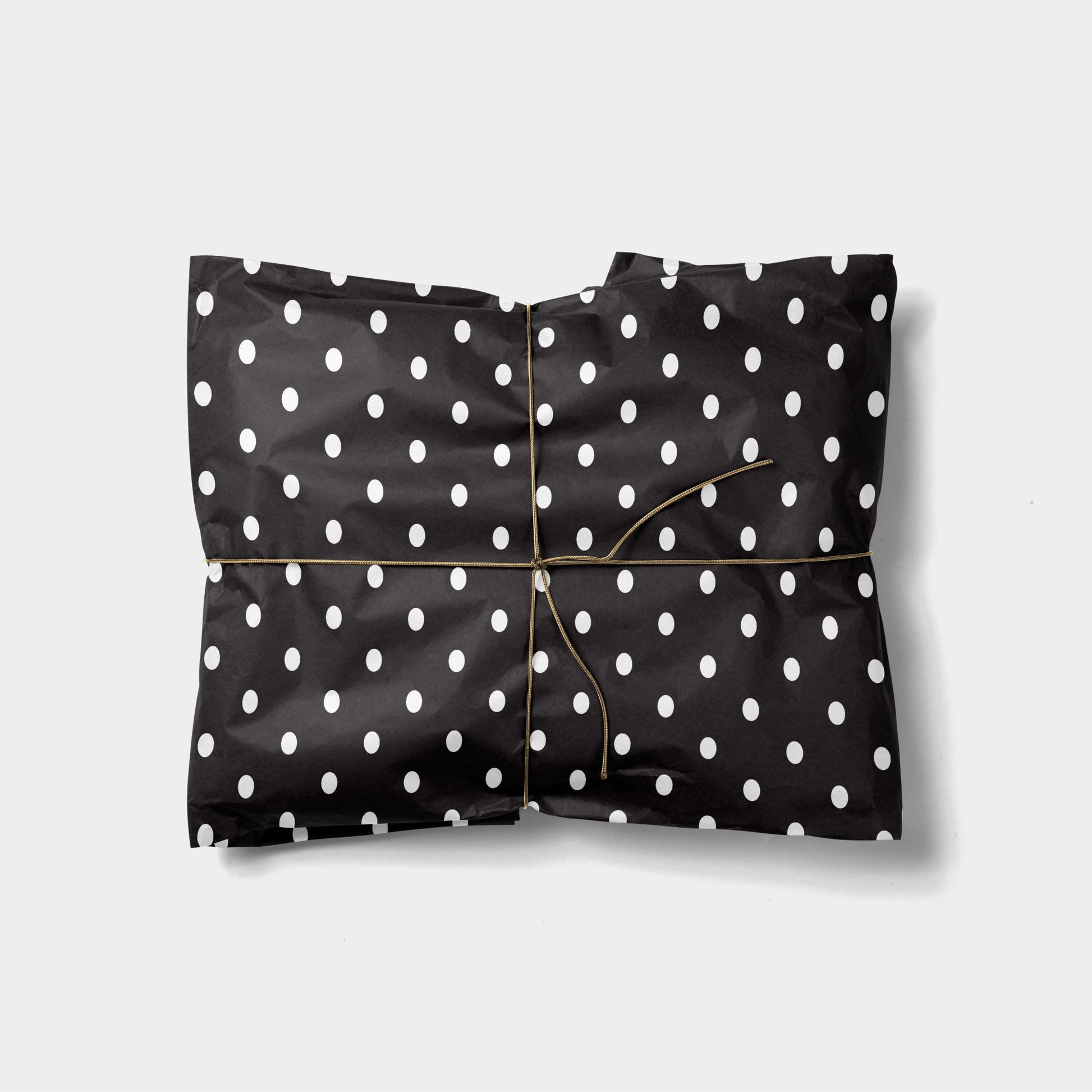 Classic Black & White Polka Dots Gift Wrap